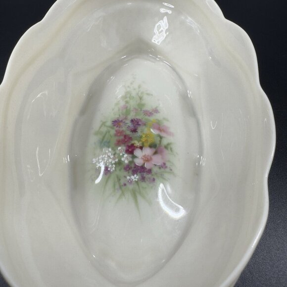 Donegal Parian China Fien Porcelain Irish Rose Vintage Dish Bowl Flower Pattern - Picture 6 of 14